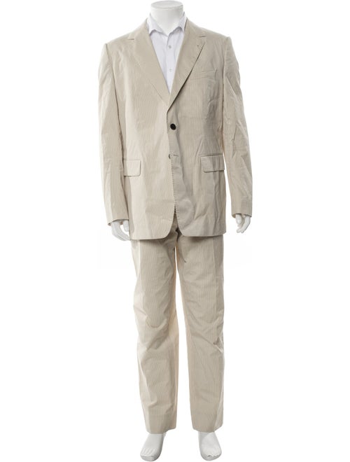 Dries Van Noten Striped Two-Piece Suit