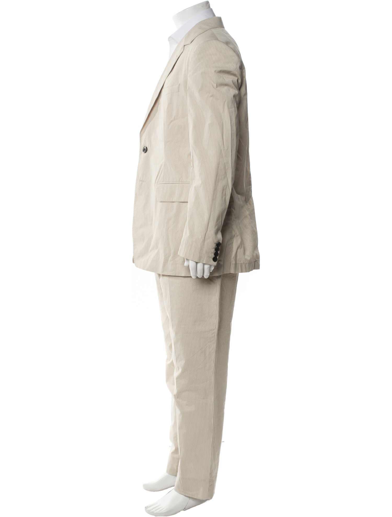 Dries Van Noten Striped Two-Piece Suit