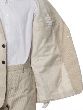 Dries Van Noten Striped Two-Piece Suit