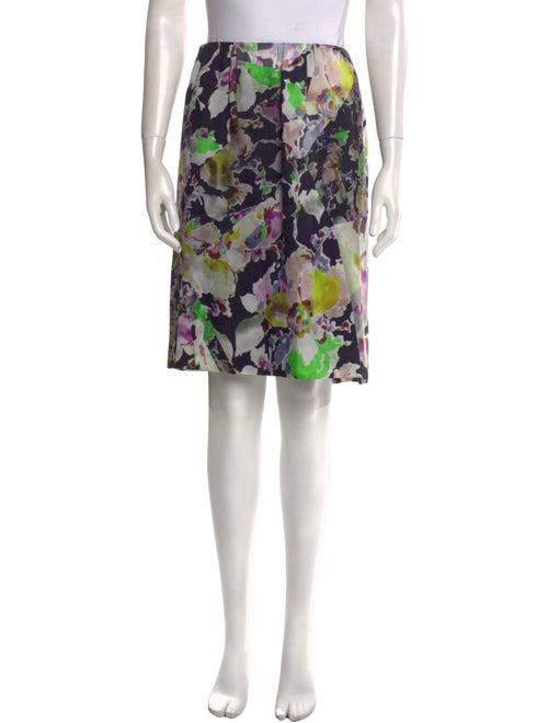 Dries Van Noten Silk Knee-Length Skirt