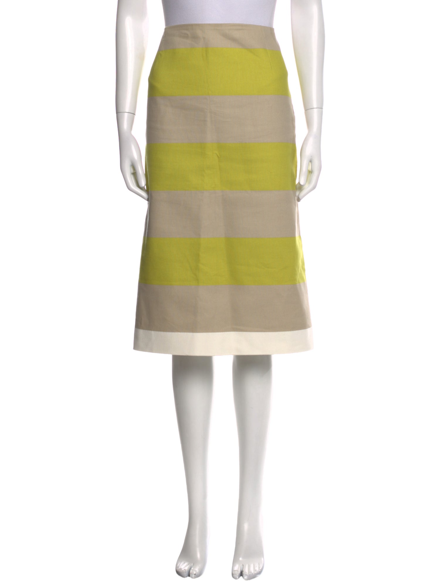Dries Van Noten Striped Knee-Length Skirt