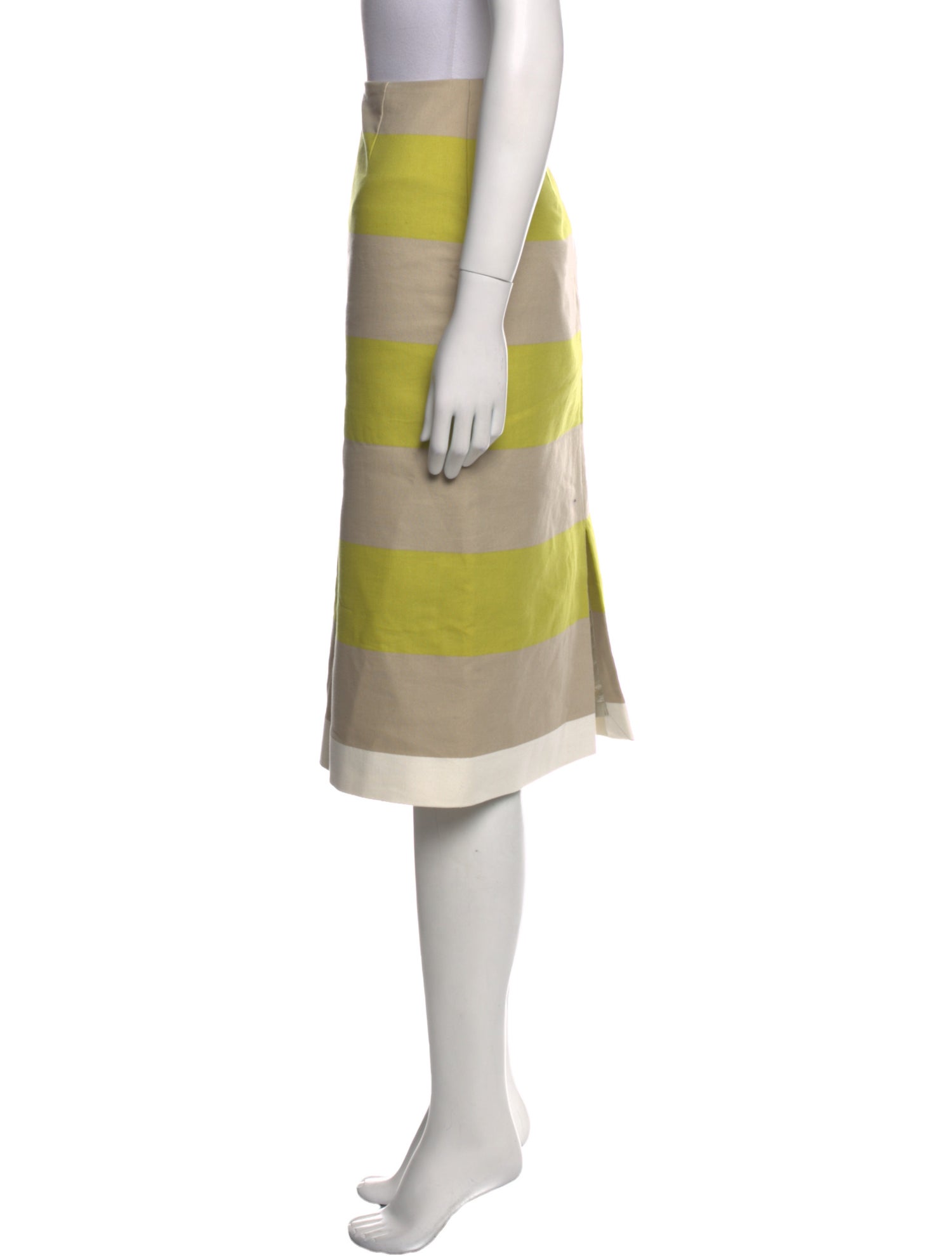 Dries Van Noten Striped Knee-Length Skirt