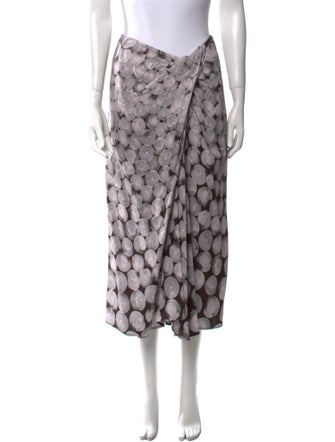 Dries Van Noten Printed Midi Length Skirt