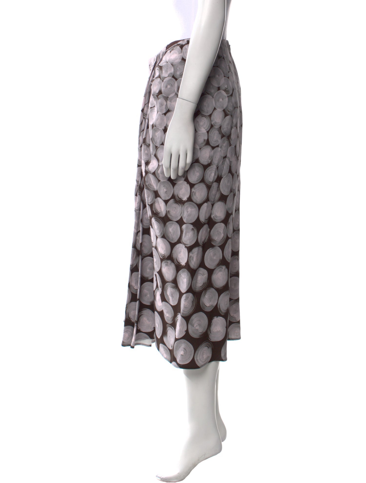 Dries Van Noten Printed Midi Length Skirt