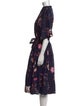Dries Van Noten Floral Print Midi Length Dress