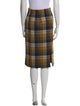 Dries Van Noten Wool Knee-Length Skirt