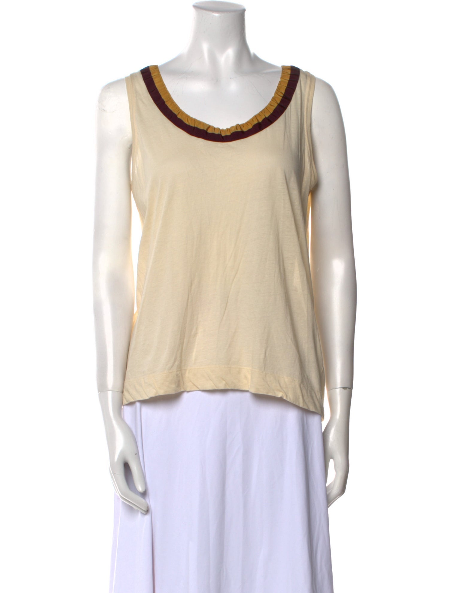 Dries Van Noten Scoop Neck Sleeveless Top
