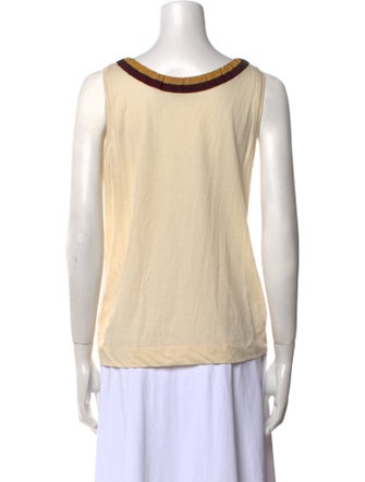 Dries Van Noten Scoop Neck Sleeveless Top