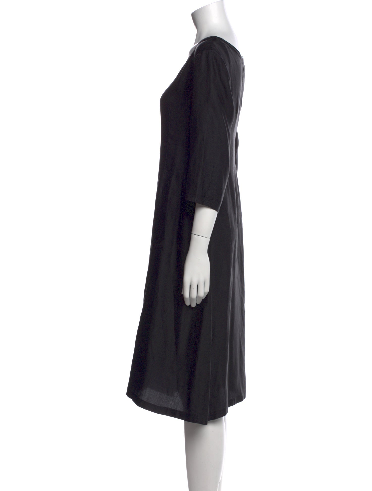 Dries Van Noten Scoop Neck Knee-Length Dress