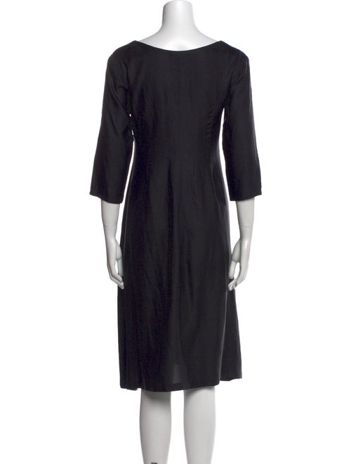 Dries Van Noten Scoop Neck Knee-Length Dress