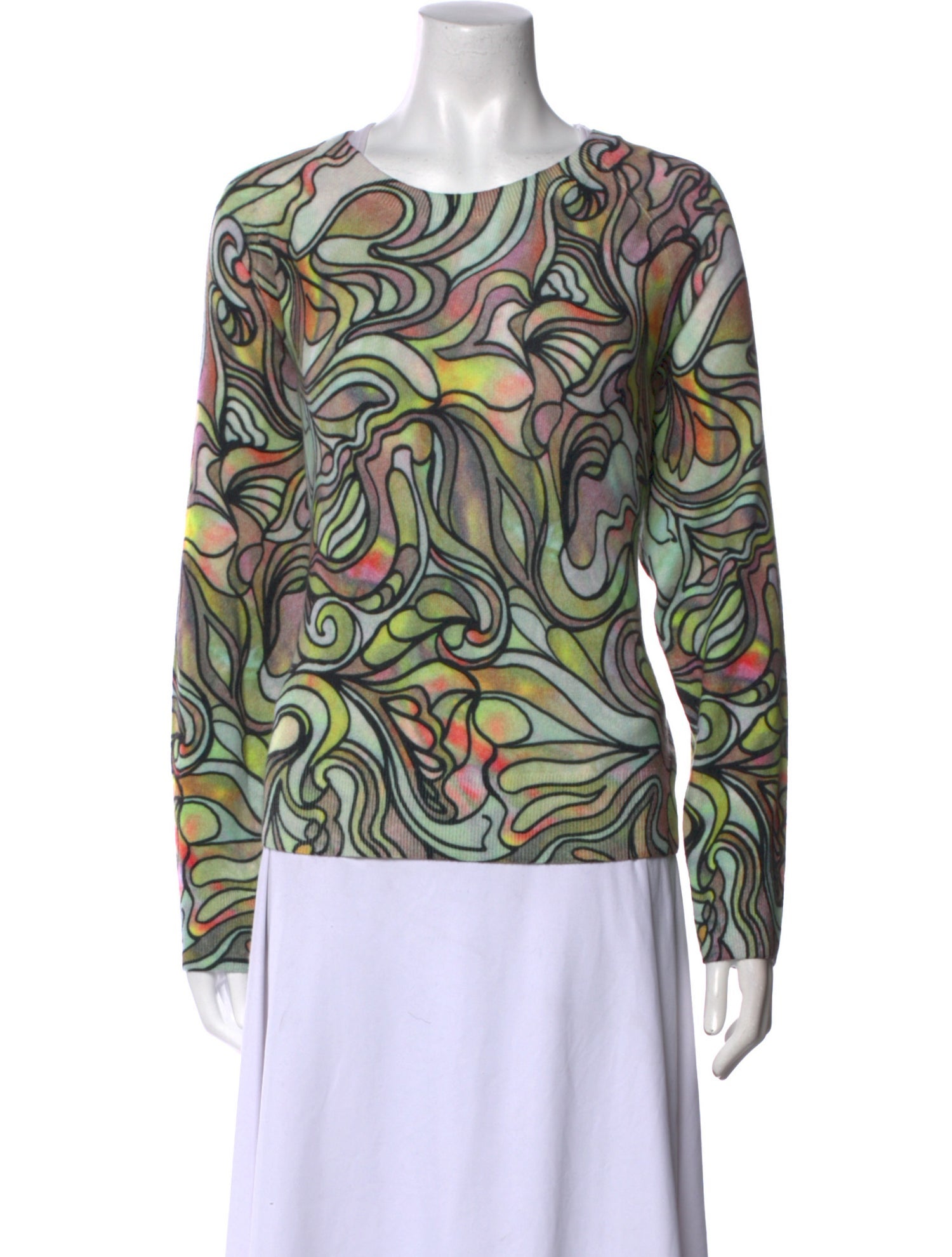 Dries Van Noten Cashmere Printed Sweater