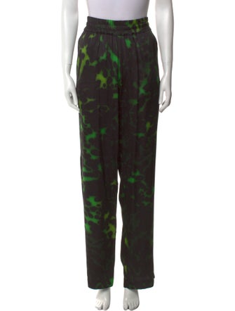 Dries Van Noten Printed Wide Leg Pants