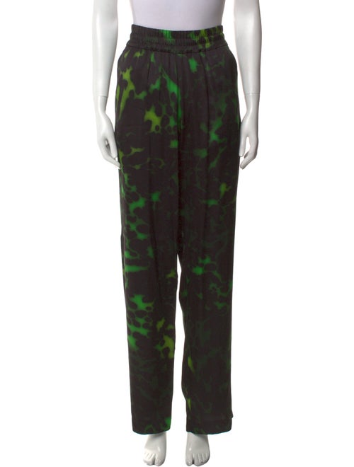 Dries Van Noten Printed Wide Leg Pants