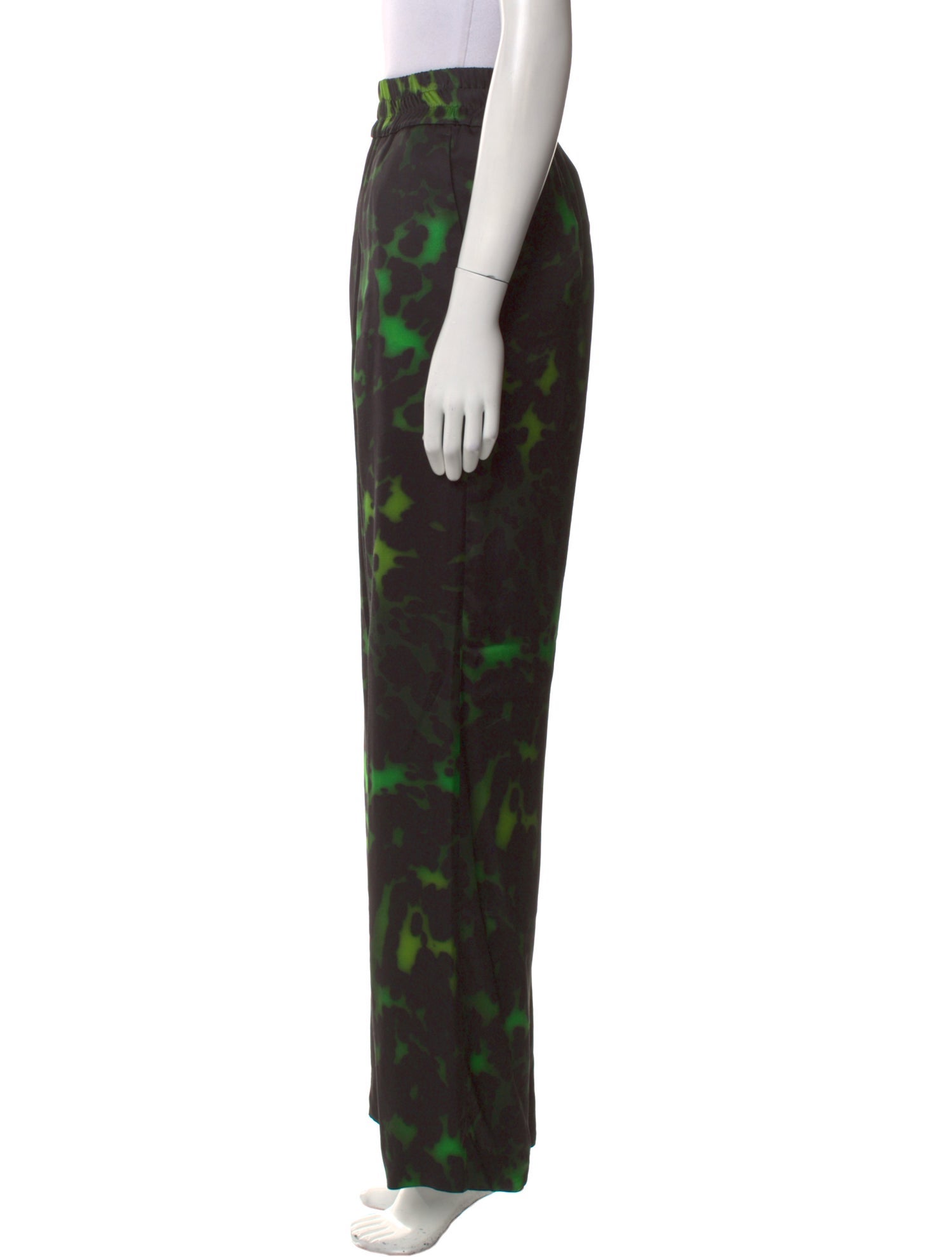 Dries Van Noten Printed Wide Leg Pants
