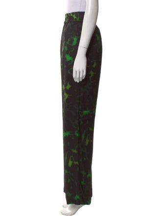 Dries Van Noten Printed Wide Leg Pants
