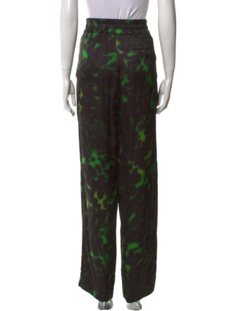 Dries Van Noten Printed Wide Leg Pants