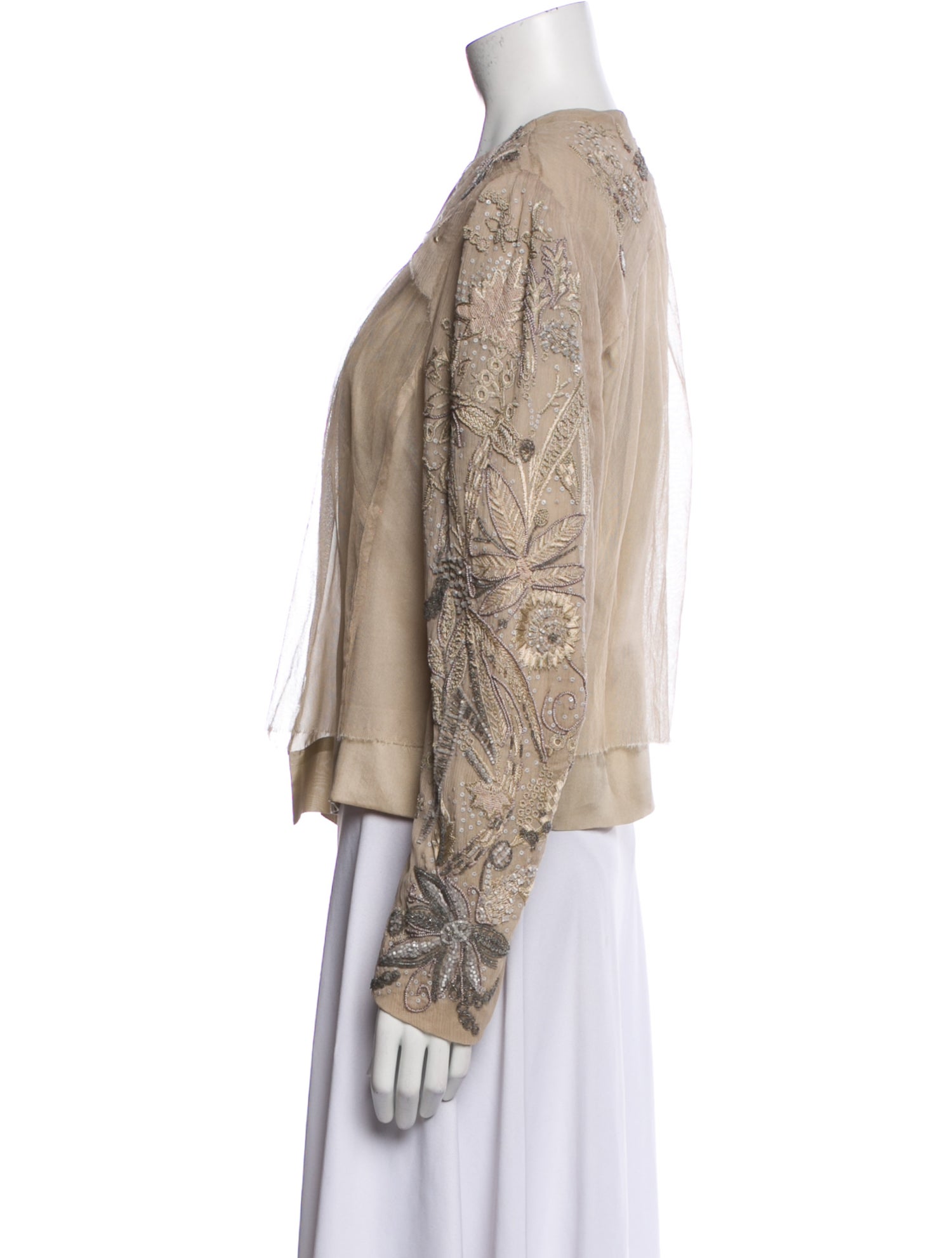 Dries Van Noten Silk Evening Jacket