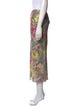 Dries Van Noten Floral Print Midi Length Skirt