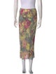 Dries Van Noten Floral Print Midi Length Skirt