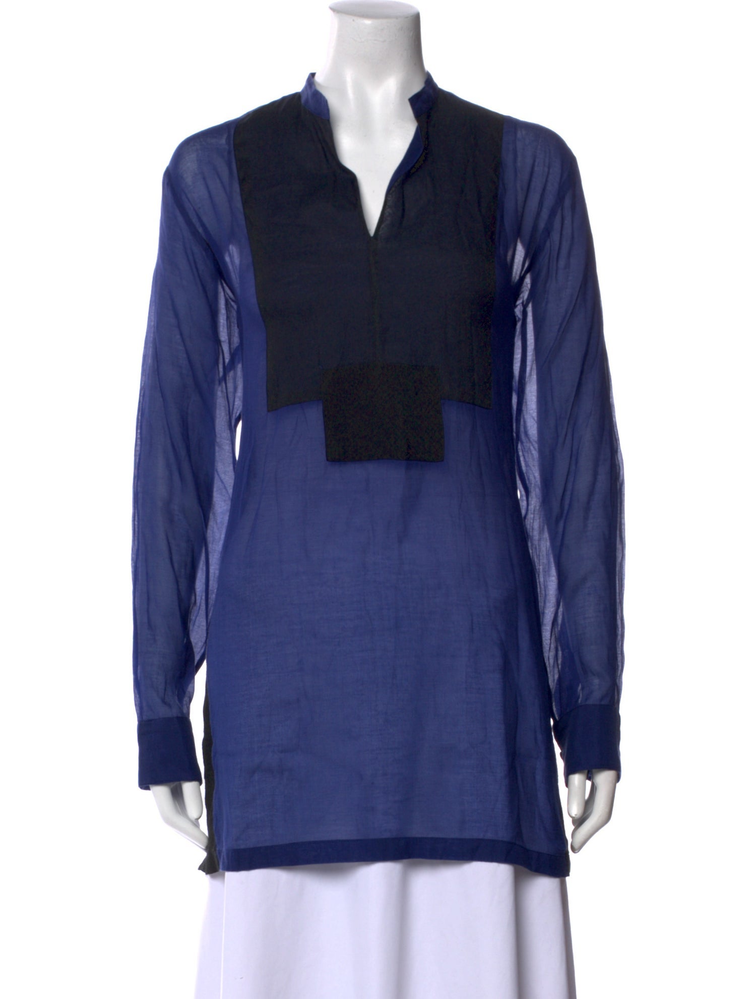 Dries Van Noten V-Neck Long Sleeve Tunic