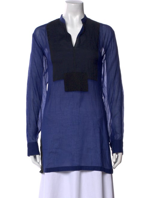 Dries Van Noten V-Neck Long Sleeve Tunic