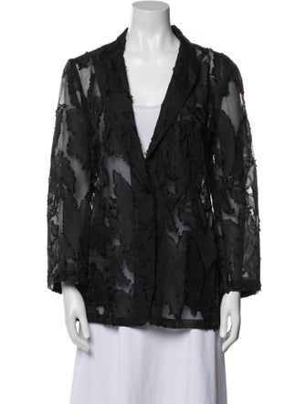 Dries Van Noten Lace Pattern Evening Jacket