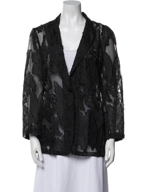 Dries Van Noten Lace Pattern Evening Jacket