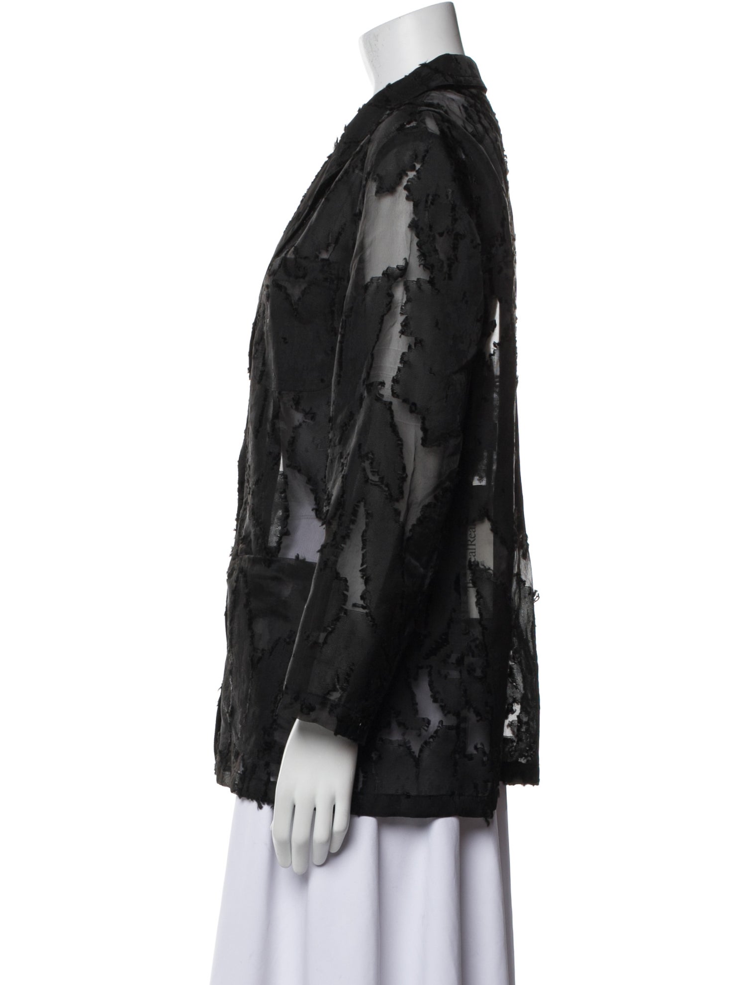 Dries Van Noten Lace Pattern Evening Jacket