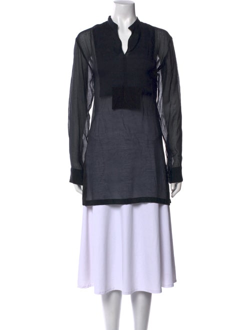 Dries Van Noten V-Neck Long Sleeve Tunic