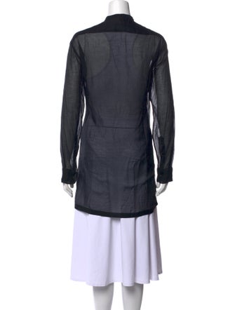 Dries Van Noten V-Neck Long Sleeve Tunic