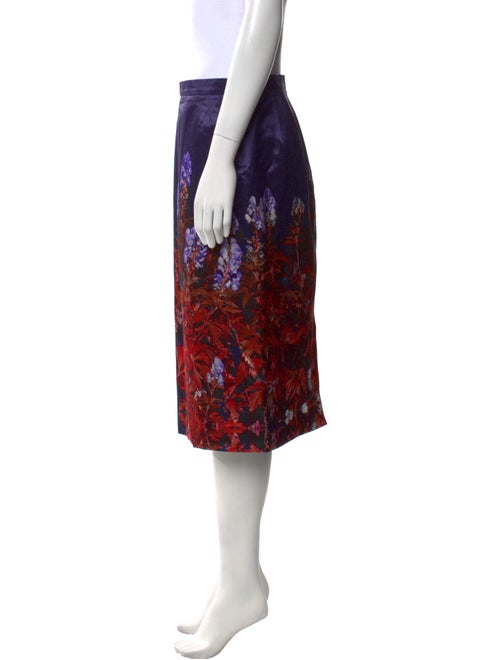 Dries Van Noten Floral Print Midi Length Skirt