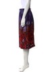 Dries Van Noten Floral Print Midi Length Skirt