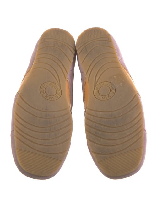 Dries Van Noten Suede Leather Trim Embellishment Sneakers