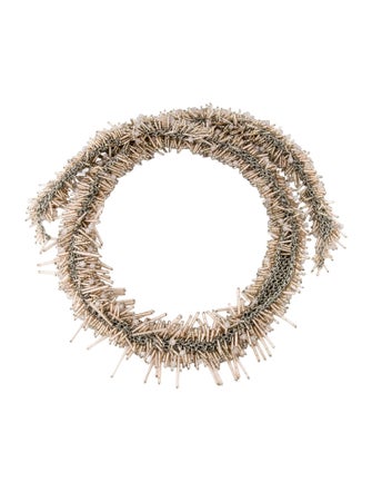 Dries Van Noten Beaded Scarf Necklace