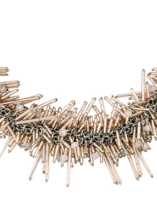 Dries Van Noten Beaded Scarf Necklace