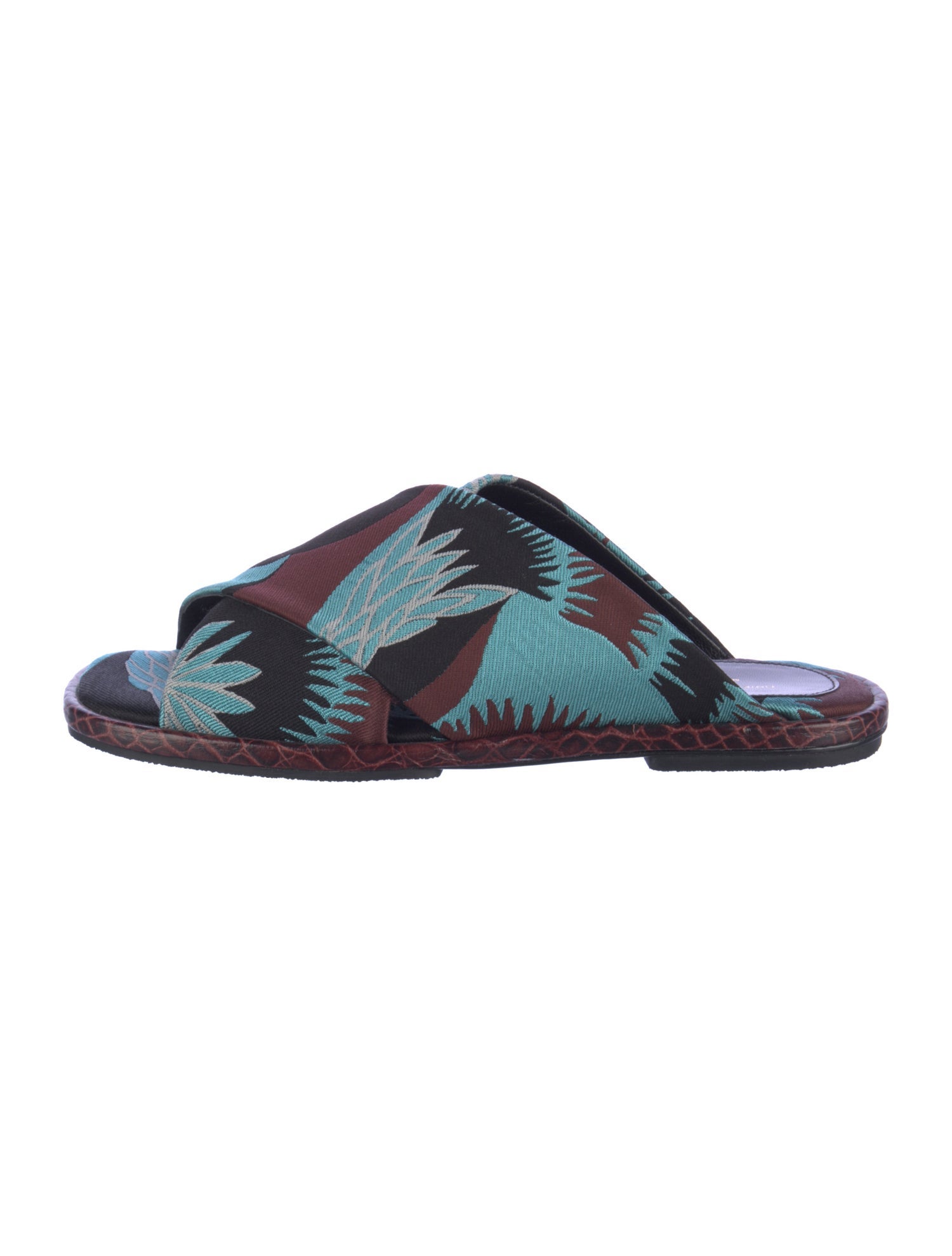 Dries Van Noten Printed Slides