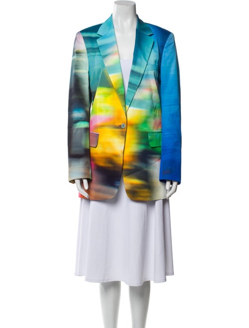Dries Van Noten Tie-Dye Print Coat
