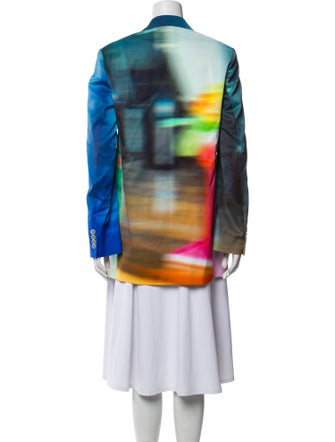 Dries Van Noten Tie-Dye Print Coat