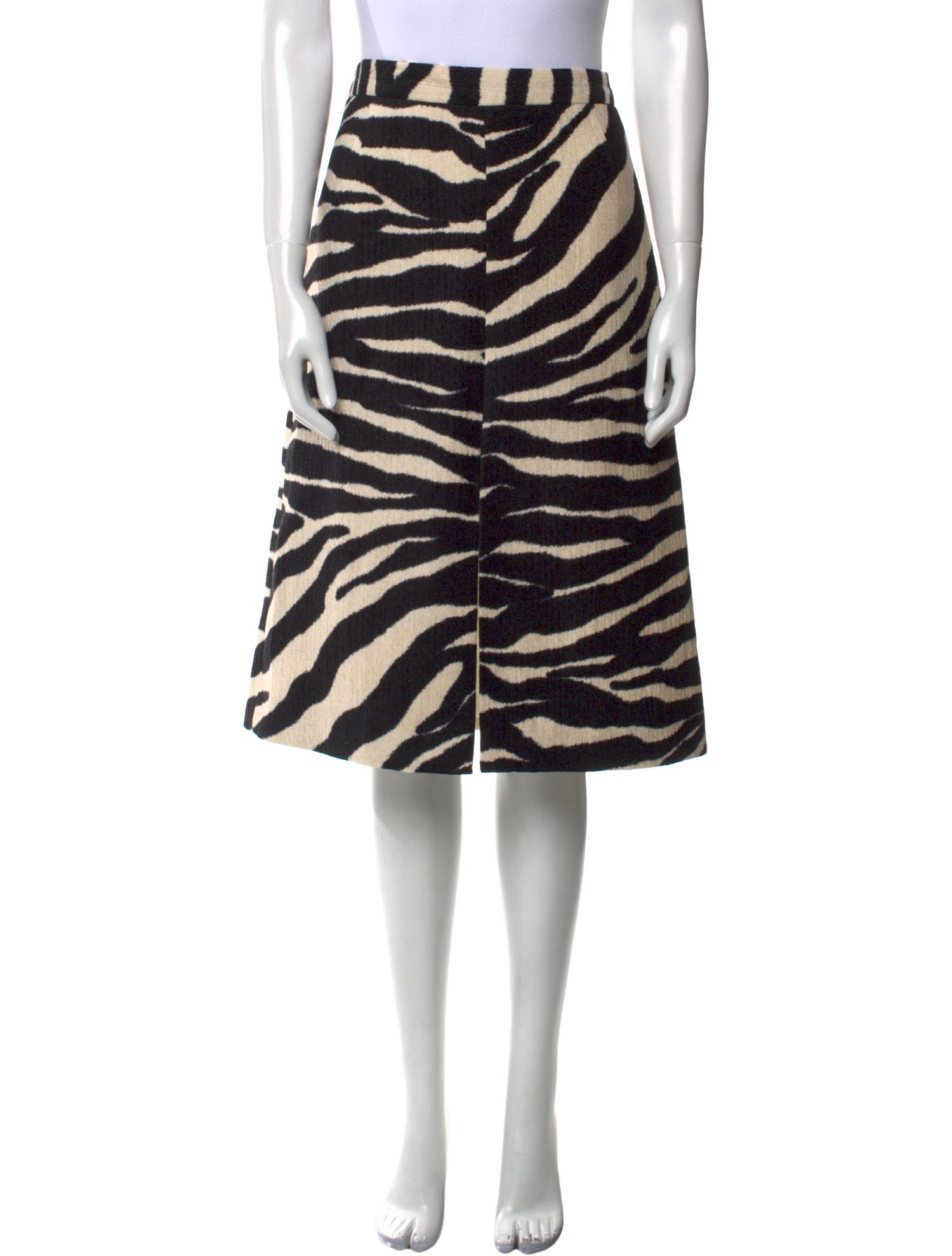 Dries Van Noten Animal Print Knee-Length Skirt