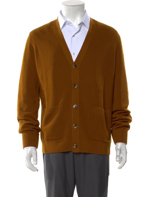 Dries Van Noten Merino Wool V-Neck Cardigan