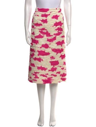 Dries Van Noten Printed Knee-Length Skirt