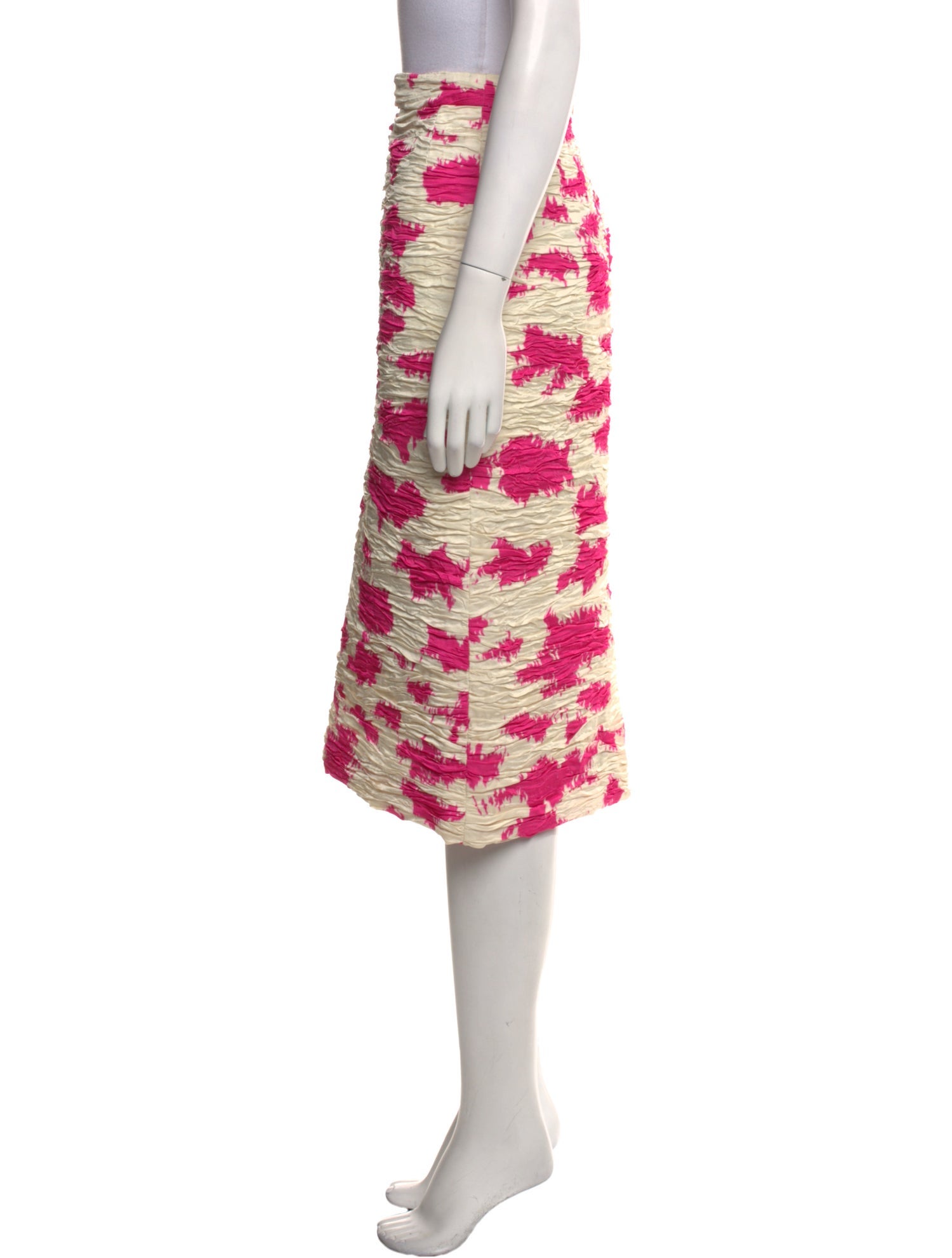 Dries Van Noten Printed Knee-Length Skirt