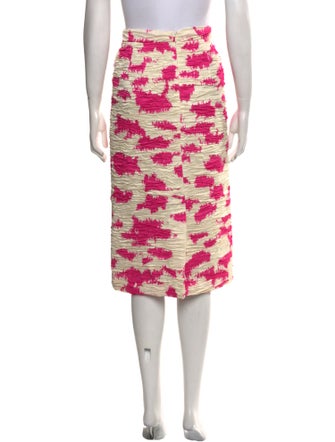 Dries Van Noten Printed Knee-Length Skirt