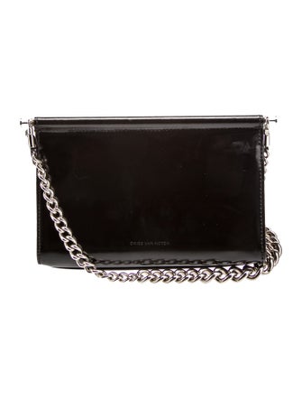 Dries Van Noten Patent Leather Shoulder Bag