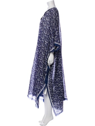 Dries Van Noten Paisley Print Long Dress