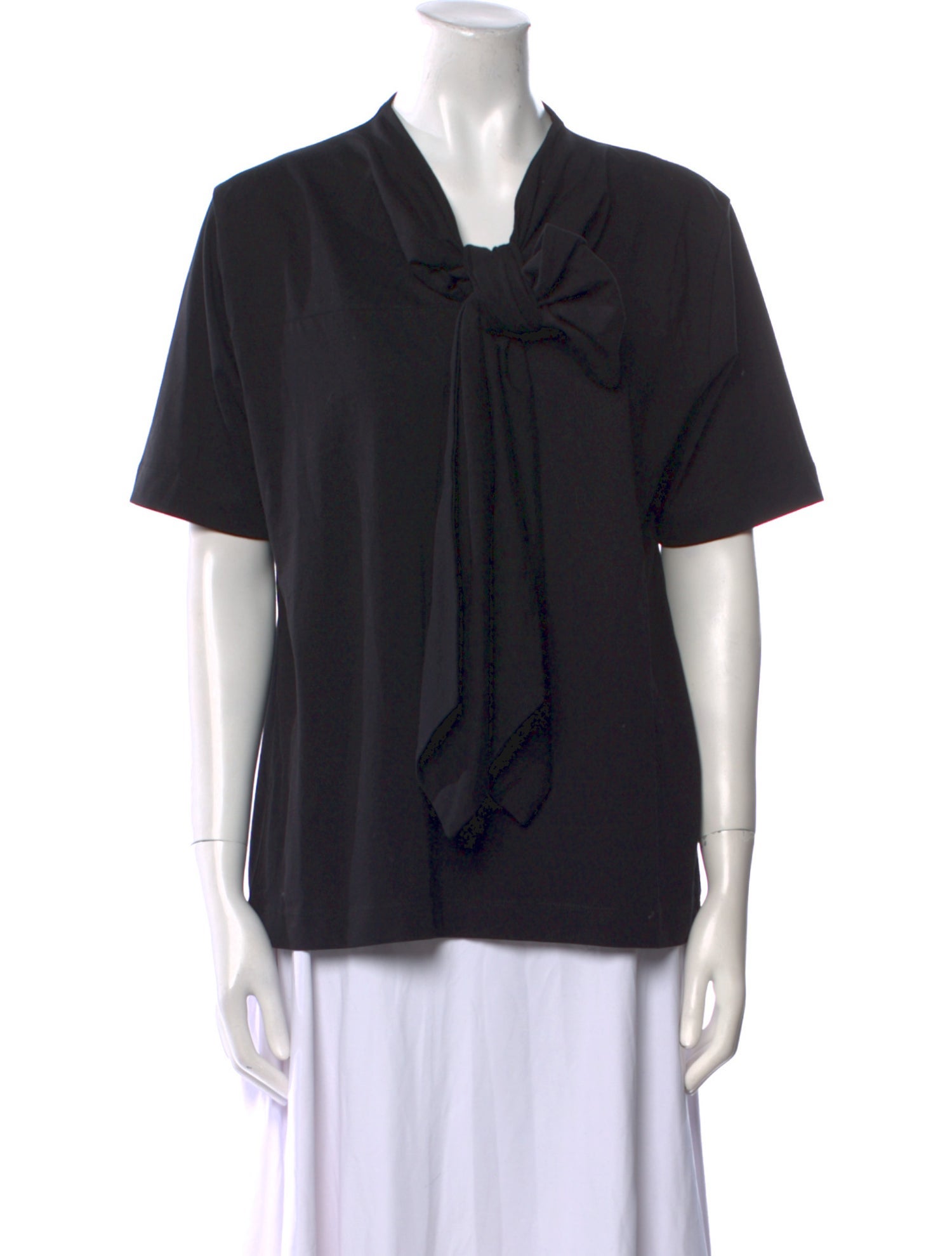 Dries Van Noten Cowl Neck Short Sleeve Top w/ Tags