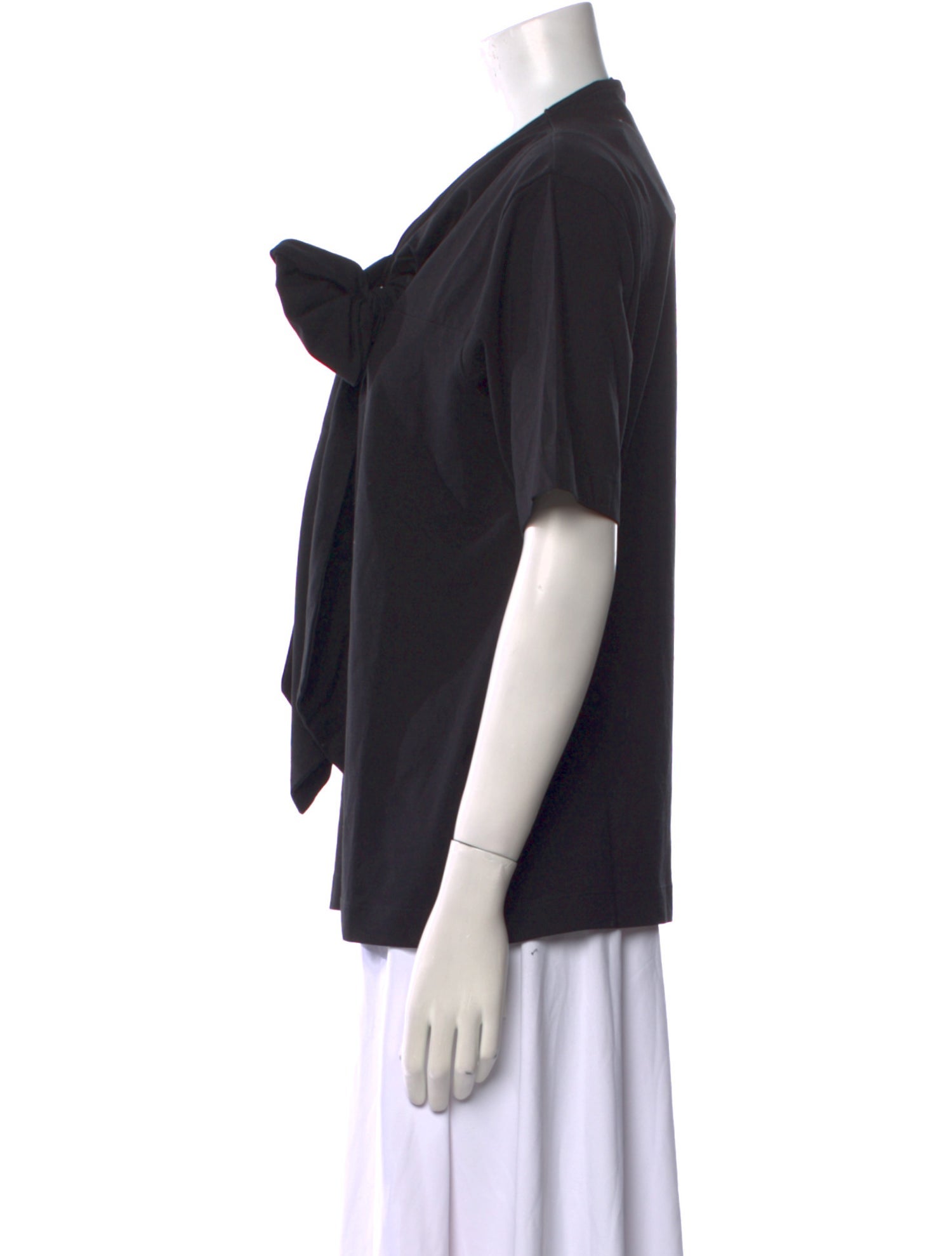 Dries Van Noten Cowl Neck Short Sleeve Top w/ Tags