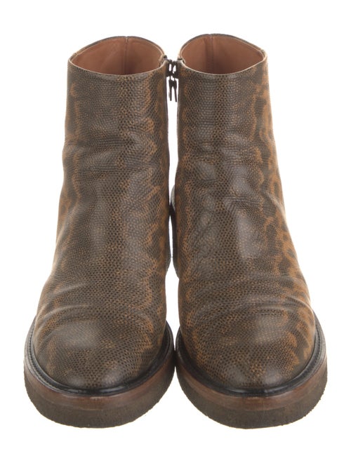 Dries Van Noten Karung Animal Print Boots