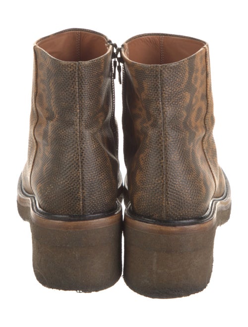 Dries Van Noten Karung Animal Print Boots