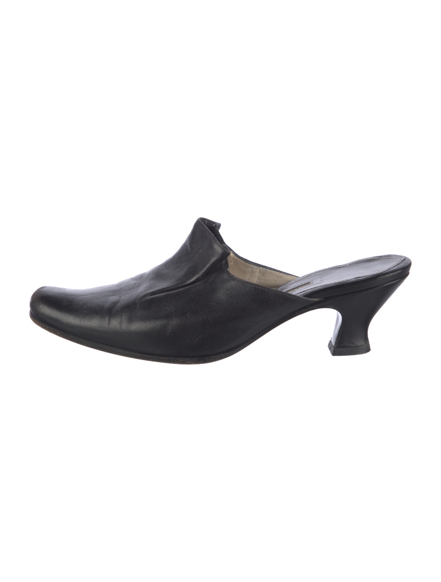 Dries Van Noten Leather Mules